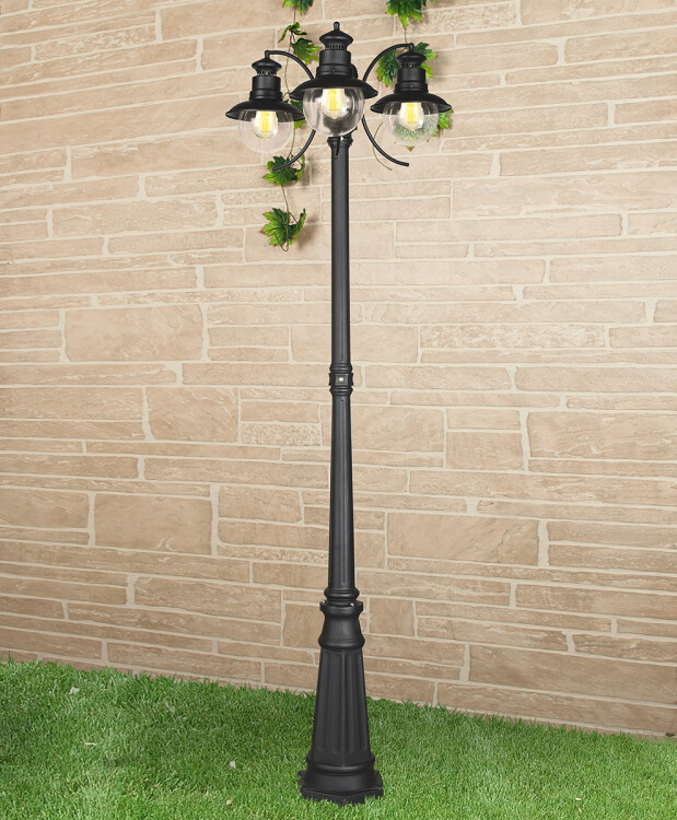 Светильник садово-парковый GL 3002F/3 Talli F/3 черный | a038487 | Elektrostandard