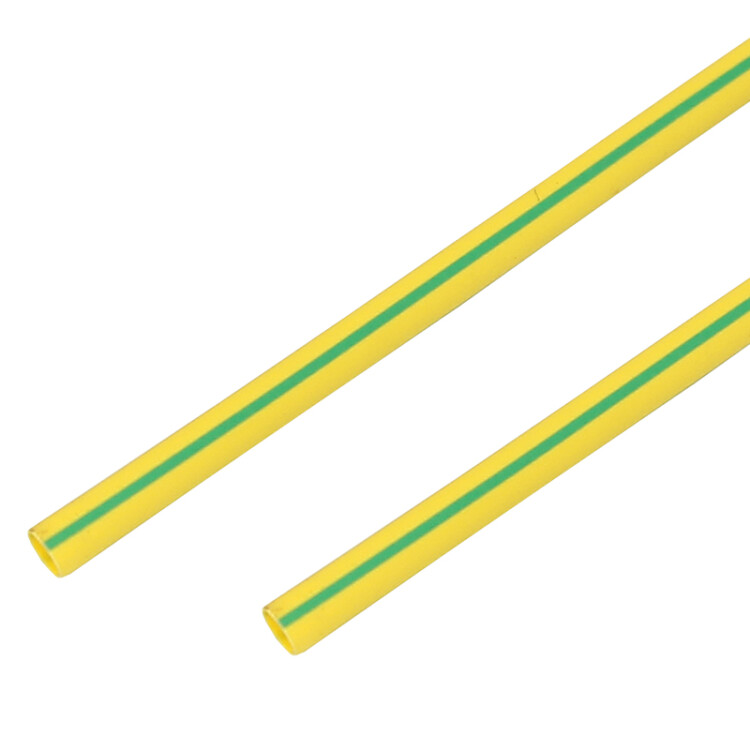 Термоусадочная трубка 8,0/4,0 мм, желто-зеленая, упаковка 50 шт. по 1 м | 55-0807 | PROconnect