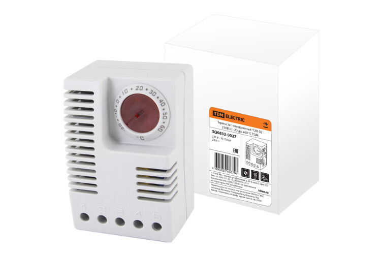 Термостат электронный ТЭН-02 230В от -20 до +60 °C | SQ0832-0027 | TDM