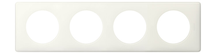 Celiane Белый глянец Рамка 4-я (2+2+2+2 мод) | 066634 | Legrand