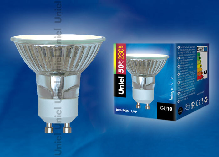 Лампа галогенная JCDR-50/GU10 | 01094 | Uniel