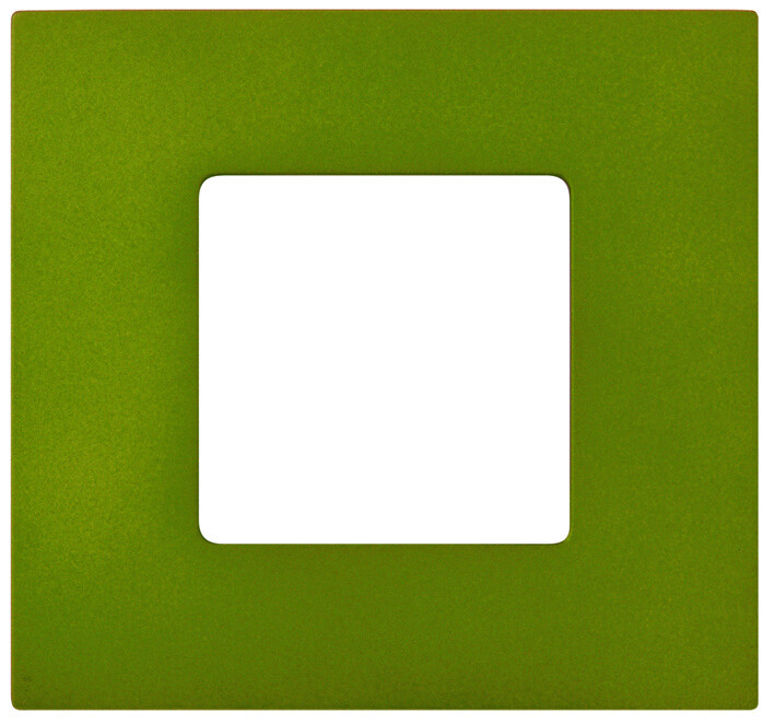 Simon 27 Накладка декоративная на рамку базовую, 1 пост, S27 Play, Arctic, зелёный | 2700617-084 | Simon