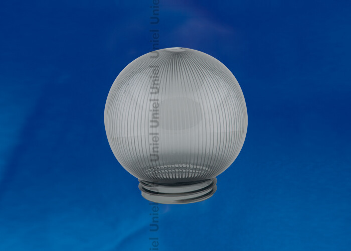 Рассеиватель для садово-паркового светильника UFP-P150A SMOKE шар сфера призма с насечками D=150мм | 08087 | Uniel