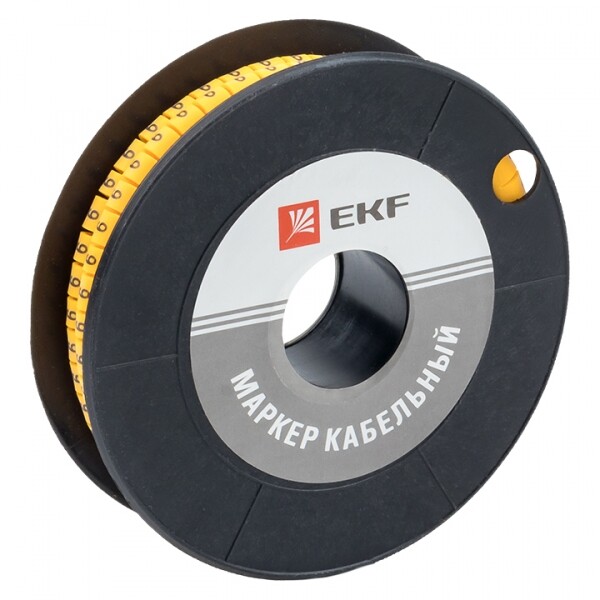 Маркер-кабельный 1,5кв.мм "9" (1000шт.) (ЕС-0) EKF PROxima | plc-KM-1.5-9 | EKF