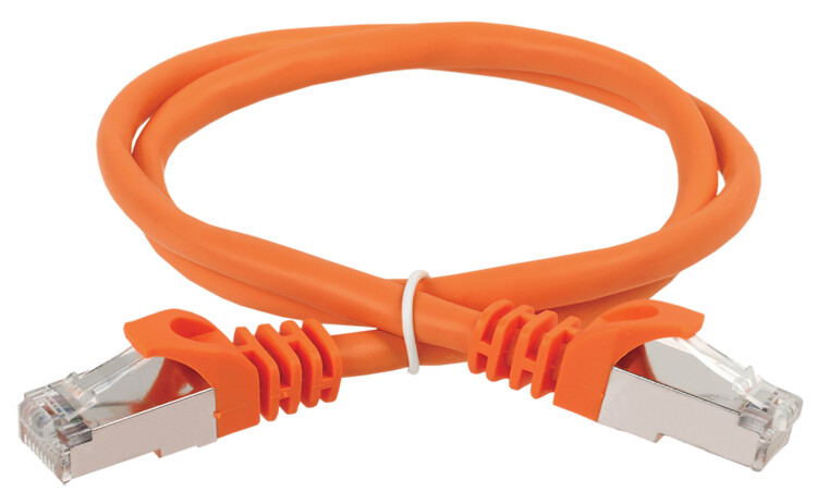 Коммутационный шнур кат. 5Е FTP PVC 10м оранжевый | PC07-C5EF-10M | ITK