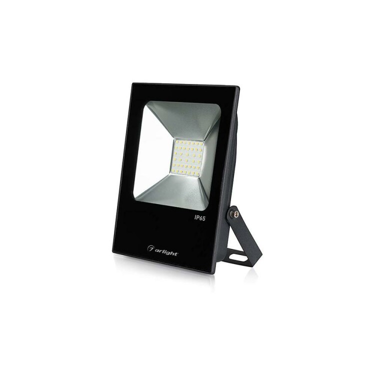 Прожектор светодиодный архитектурный AR-FLAT-ICE-30W-220V White (Black, 120 deg) | 023579 | Arlight