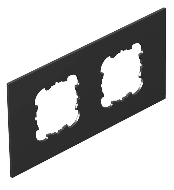 Крышка для напольного бокса Telitank на 2 устройства EKR (полиамид,черный) (T8NL P3 9011) | 7408464 | OBO Bettermann