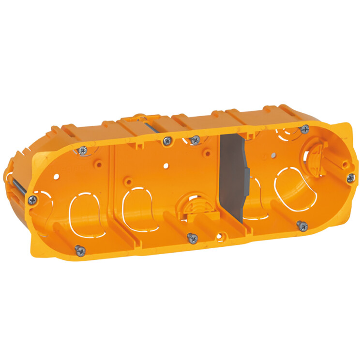 Коробка установочная BATIBOX для сухих перегородок 3п гл.40мм | 080043 | Legrand