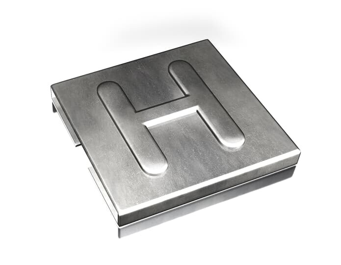 Маркировка для каб.стяжки,нерж.сталь,'H',100 шт | 7TCG009470R0084 | ABB