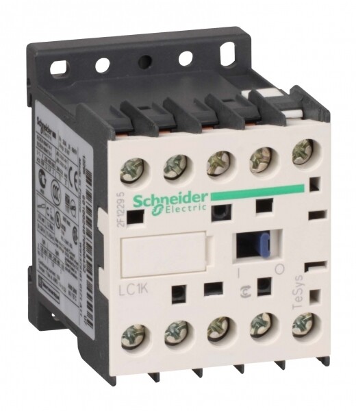 КОНТАКТОР K 3P,12 A,НЗ,220V 50/60 ГЦ,ЗАЖИМ ПОД ВИНТ | LC1K1201M7 | Schneider Electric