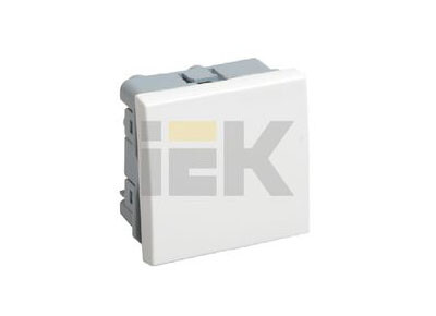 Выключатель одноклавишный на 2 модуля. ВКО-21-00-П | CKK-40D-VO2-K01 | IEK