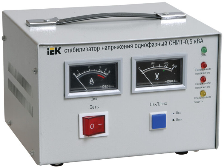 Стабилизатор напряжения СНИ1-1,5 кВА однофазный | IVS10-1-01500 | IEK