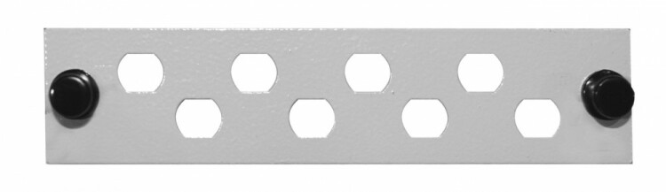Панель лицевая FO-FP-W140H42-8FC/ST-GY (модуль) для установки 8-FC(ST), серая | 250389 | Hyperline