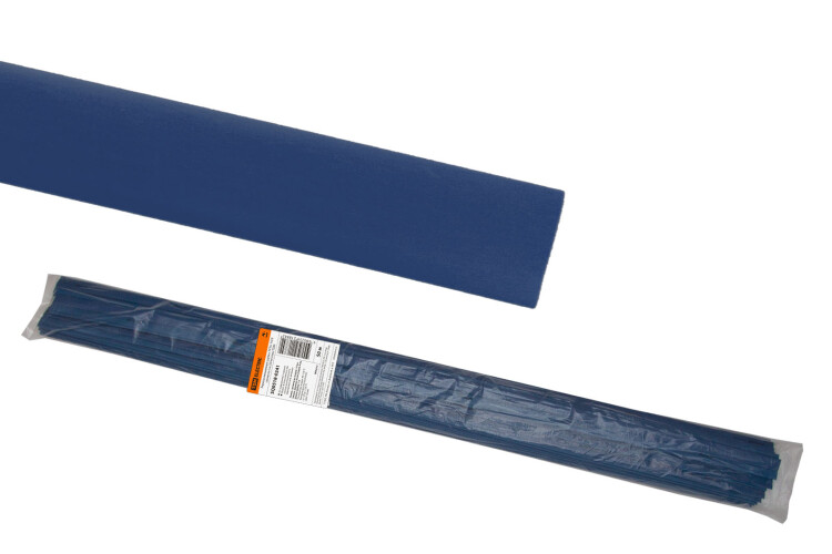 Термоусаживаемая трубка ТУТнг 16/8 синяя по 1м (50 м/упак) | SQ0518-0241 | TDM