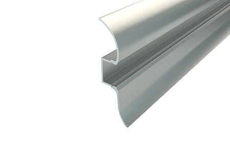 Профиль алюминиевый для светодиодной ленты плинтус 5016-2 , 2м | 146-235 | REXANT