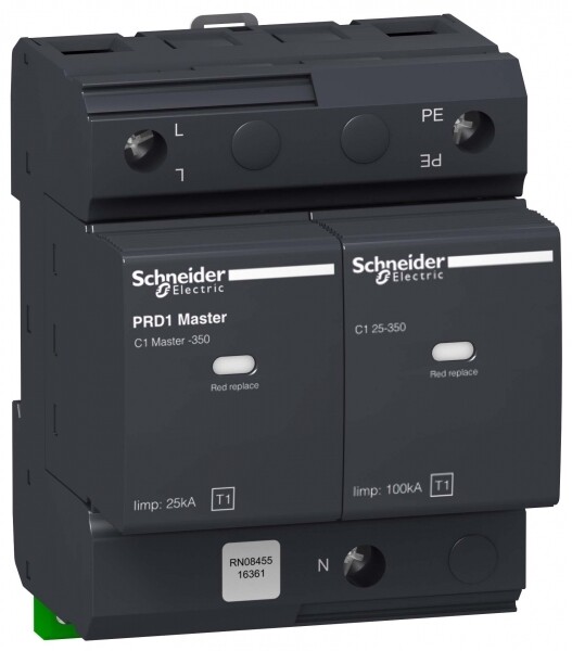 PRD1 MASTER ОПН 1P+N КЛ.1 СО СМЕН.КАРТ | 16361 | Schneider Electric