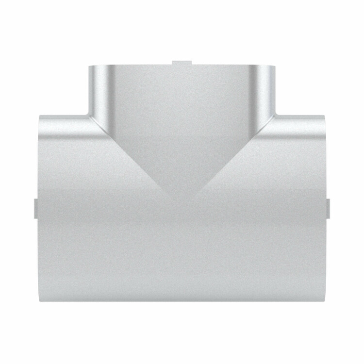 Тройник 90х50 мм цвет серый металлик | 09506G | DKC