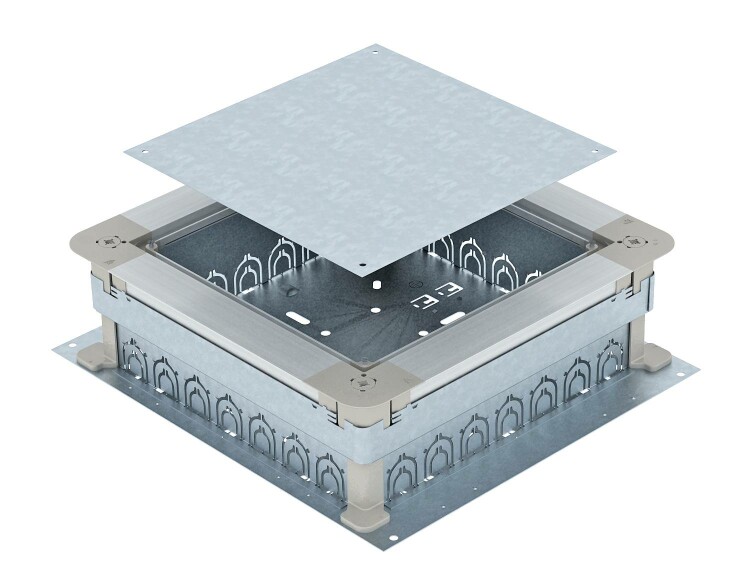 Монтажное основание под заливку в бетон 410x367x115 мм (сталь) (UZD 170 250-3 R) | 7410045 | OBO Bettermann