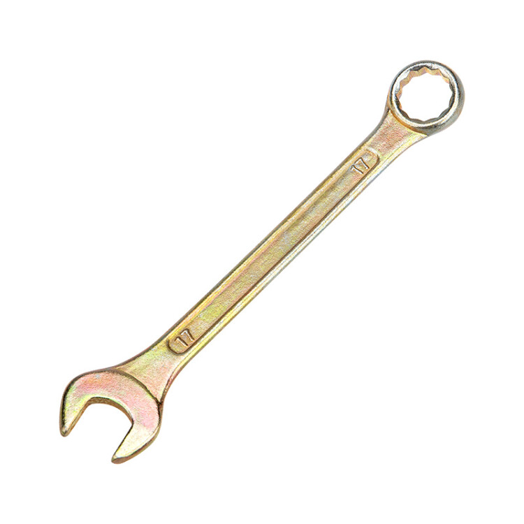Ключ комбинированный 17 мм, желтый цинк | 12-5812-2 | REXANT