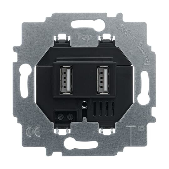 Устройство зарядное 6472 U-500-101, два USB разъема, 3000 мА (2x1500 мА) | 2CKA006400A0094 | ABB