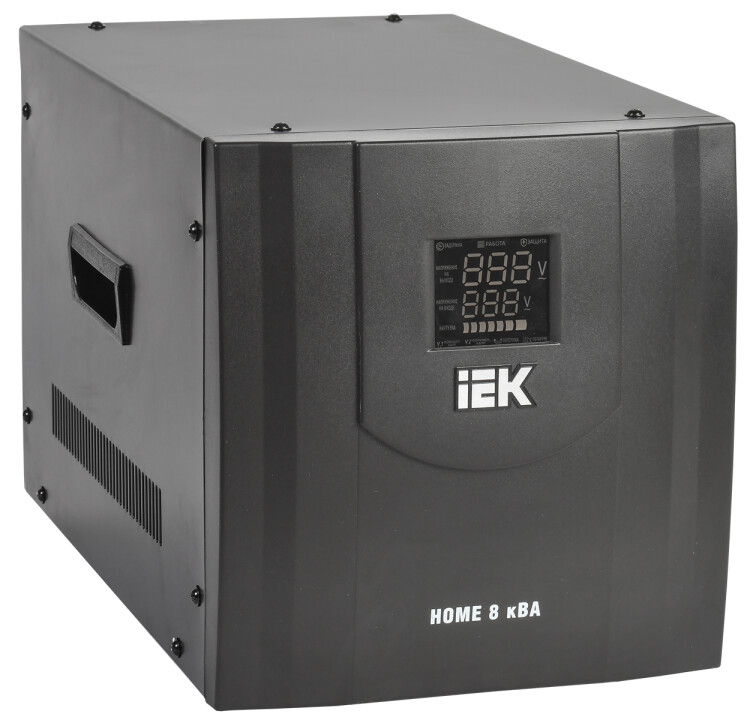 Стабилизатор напряжения серии HOME 8 кВА (СНР1-0-8) | IVS20-1-08000 | IEK