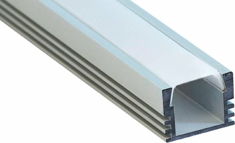 Профиль алюминиевый для светодиодной ленты накладной , серебро, CAB261 | 10266 | Feron