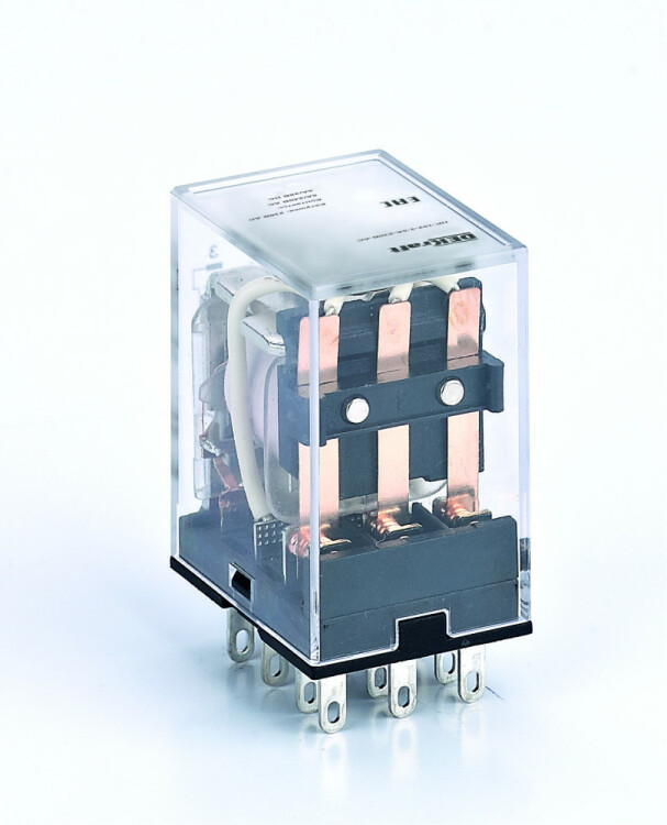 Промежуточное реле 3 конт. с LED инд. 10А 110В AC ПР-102 | 23932DEK | DEKraft
