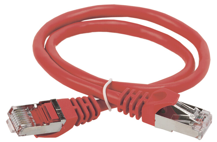 Коммутационный шнур кат. 5Е FTP LSZH 10м красный | PC04-C5EFL-10M | ITK