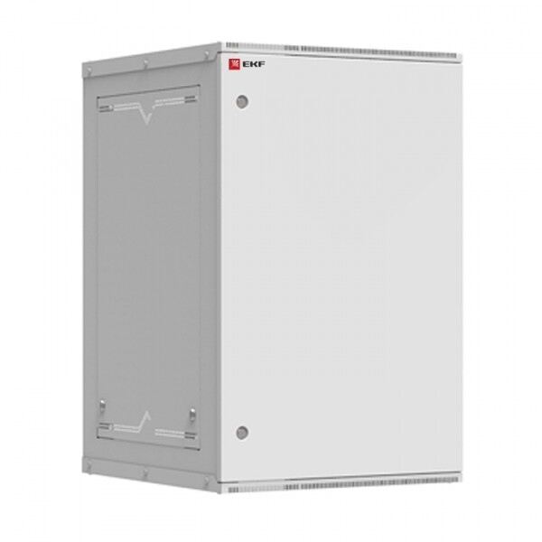 Шкаф телекоммуникационный настенный разборный 18U (600х650) дверь металл, Astra A серия EKF Basic | ITB18M650D | EKF