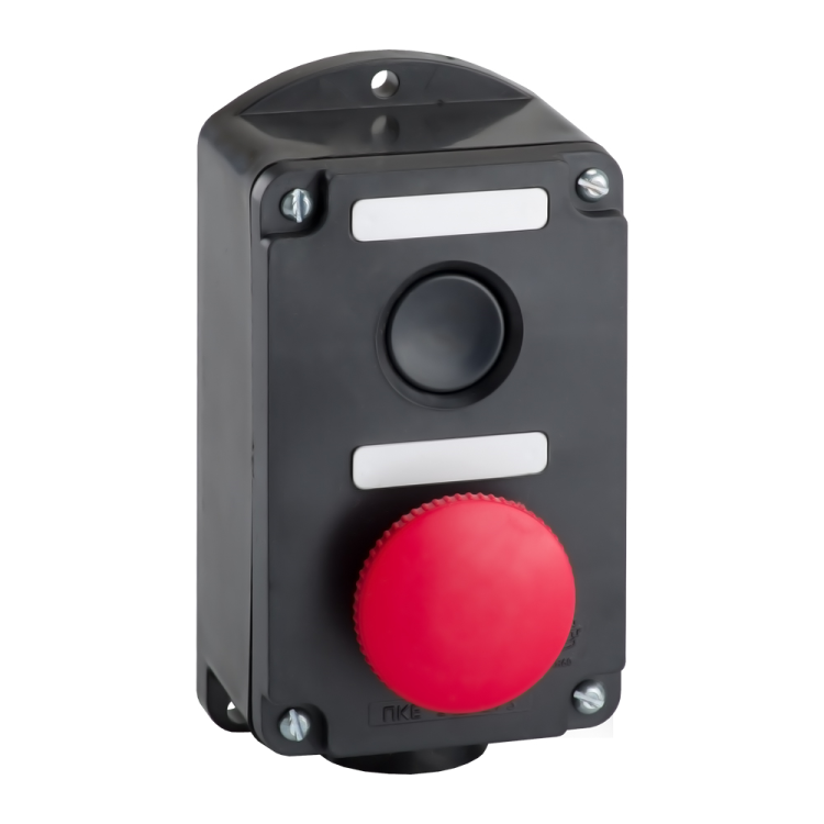 Пост кнопочный ПКЕ 212-2-У3-IP40 (красный гриб) | 150749 | КЭАЗ