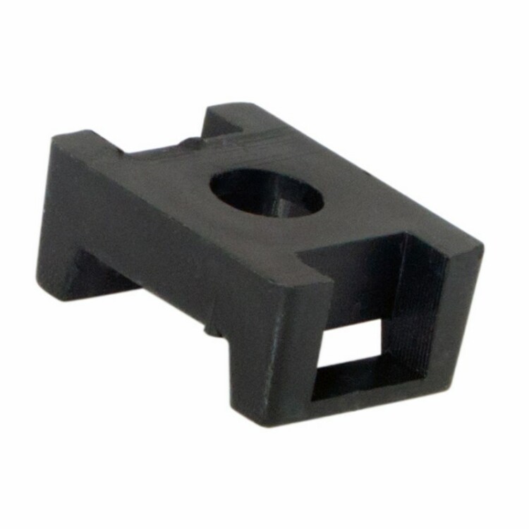 Площадка для крепления стяжки (ПС-2) 22x16 мм, черная, упаковка 10 шт. | 07-2103-10 | REXANT