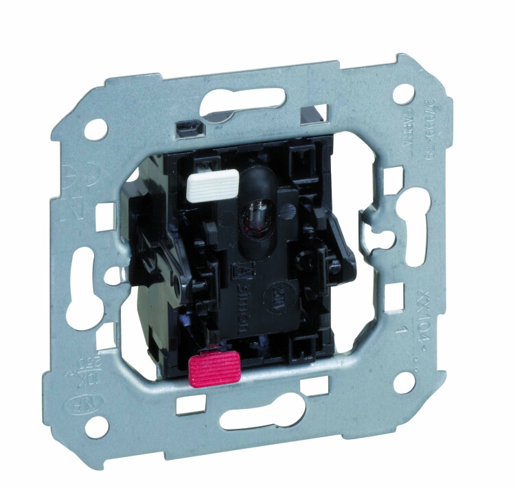 Simon 75 Механизм Выключатель 1-кл кнопочный с подсветкой, S82, S82N, S88, S82 Detail | 75160-39 | Simon