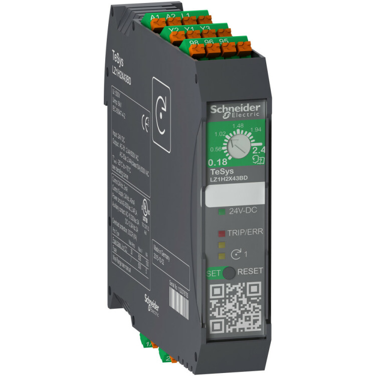 ПУСКАТЕЛЬ TESYSH 0,18…2,4A 110-230VAC ПРУЖ.ЗАЖ. | LZ1H2X43FU | Schneider Electric