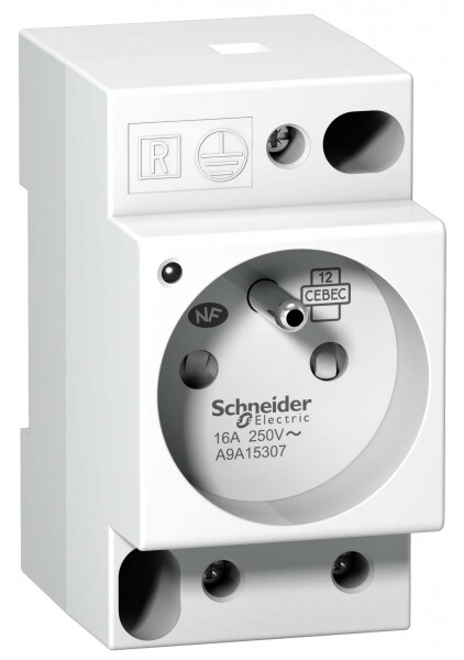 ЩИТ.РОЗ. iPC DIN 2П+T 16A 250В С ИНД | A9A15307 | Schneider Electric
