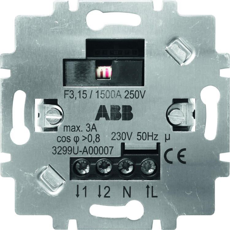 ABB Levit Механизмы/спец изделия Механизм реле 2-канальный для датчика движения | 3299U-A00007 | 2CHU700007A4000 | ABB