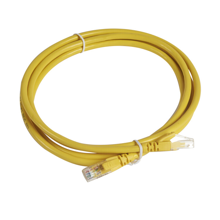 Патч-корд U/UTP 6а PVC 2м жёлт. | 051883 | Legrand