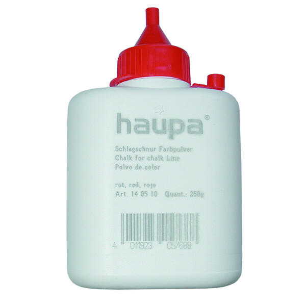 Порошок цветной мелованный в пластиковой бутылке, красный | 140510 | Haupa
