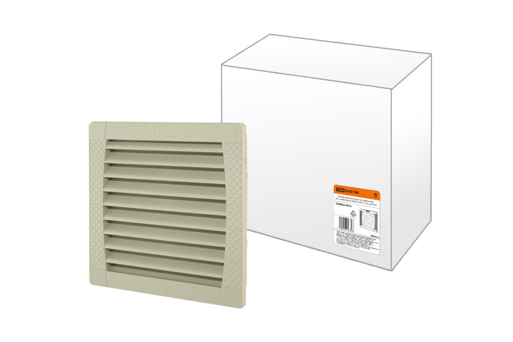 Решетка вентиляционная с фильтром для вентилятора SQ0832-0010 (150 мм) | SQ0832-0014 | TDM