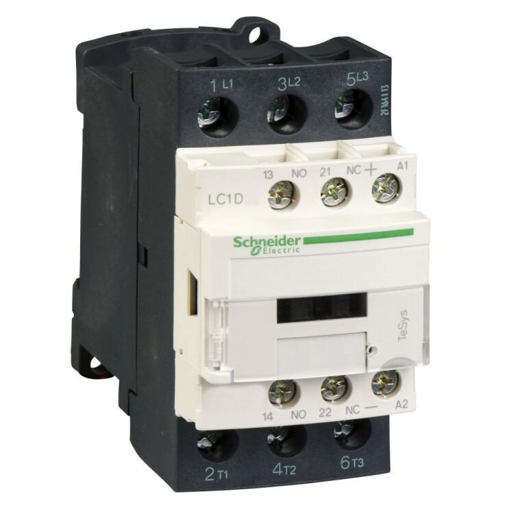 КОНТАКТОР.3Р,25A,НО+НЗ,48V-,2.4ВТ,РАСШ. | LC1D25EL | Schneider Electric