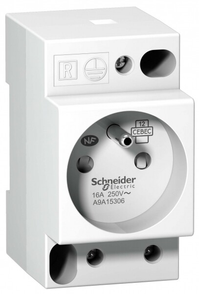 ЩИТ.РОЗ. iPC DIN 2П+T 16A 250В | A9A15306 | Schneider Electric