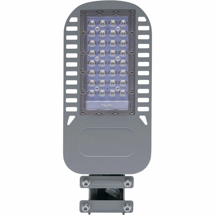 Светодиодный уличный консольный светильник SP3050 50W 5000K 230V, серый | 41264 | Feron