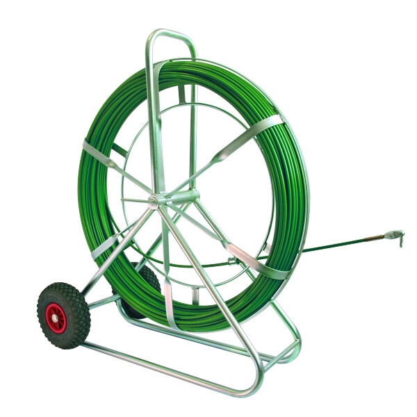 Устройство для протяжки кабеля POWER, вертик., с колесами, 150 м | 143250 | Haupa