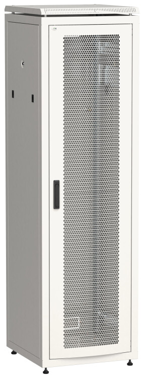 Шкаф сетевой 19" LINEA N 38U 600х800 мм перфорированная передняя дверь серый | LN35-38U68-P | ITK