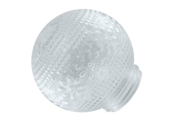 Рассеиватель шар-стекло (прозрачный) 62-010-А 85 "Цветочек" | SQ0321-0010 | TDM