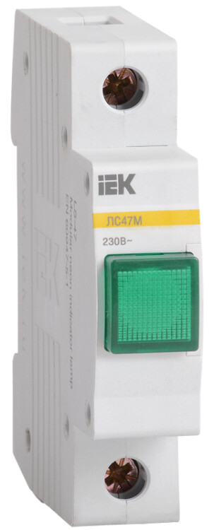 Лампа сигнальная ЛС-47М (зеленая) (матрица) | MLS20-230-K06 | IEK