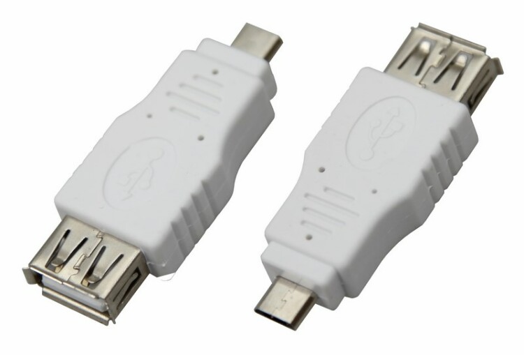 Переходник гнездо USB-A (Female)-штекер microUSB (Male) | 18-1173 | REXANT
