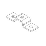 Прямоугольная скоба для СТРАТ профиля 41х21 (гальваника) | СКПэг4121 | Ostec