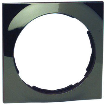 Simon 88 Рамка декоративная, 1 пост, круг в квадрате, S88, воронёная сталь | 88612-35 | Simon