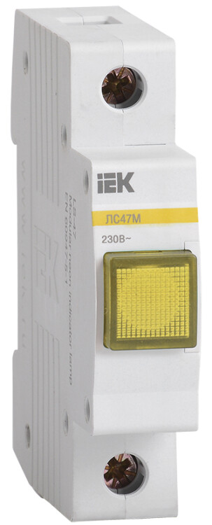 Лампа сигнальная ЛС-47М (желтая) (матрица) | MLS20-230-K05 | IEK